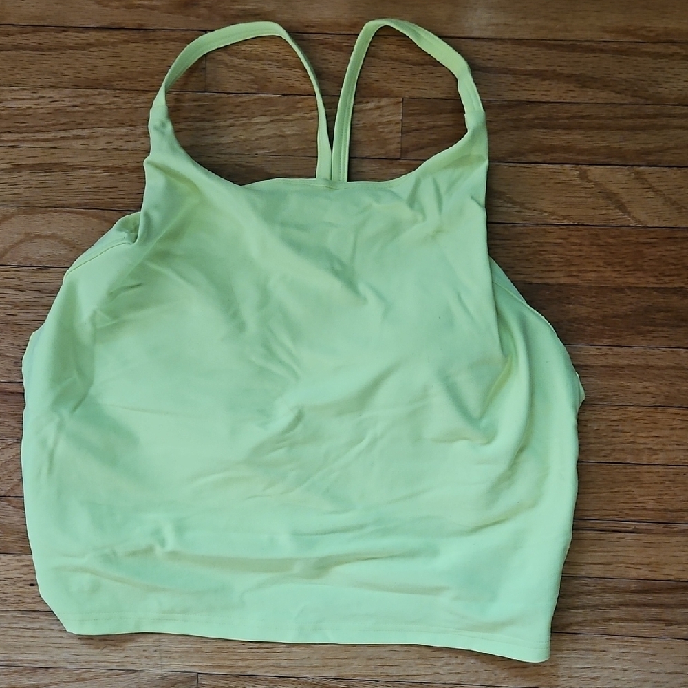 Old Navy Active Neon Yellow Tank Top